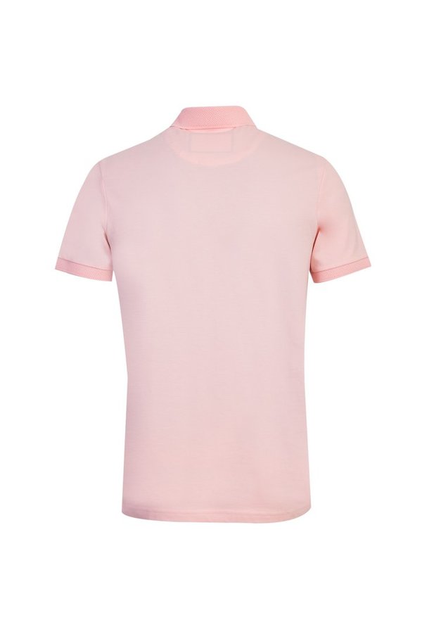 Kigili Herren Polo Shirt - Slim Fit - Rosa
