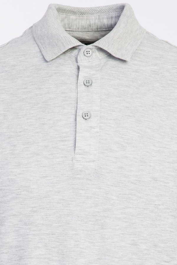 Kigili Herren Polo Shirt - Slim Fit - Grau