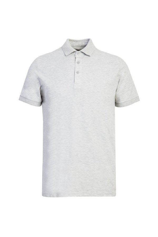 Kigili Herren Polo Shirt - Slim Fit - Grau