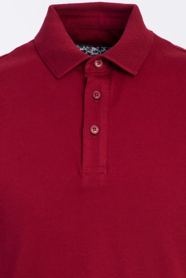 Kigili Herren Polo Shirt - Slim Fit - Rot